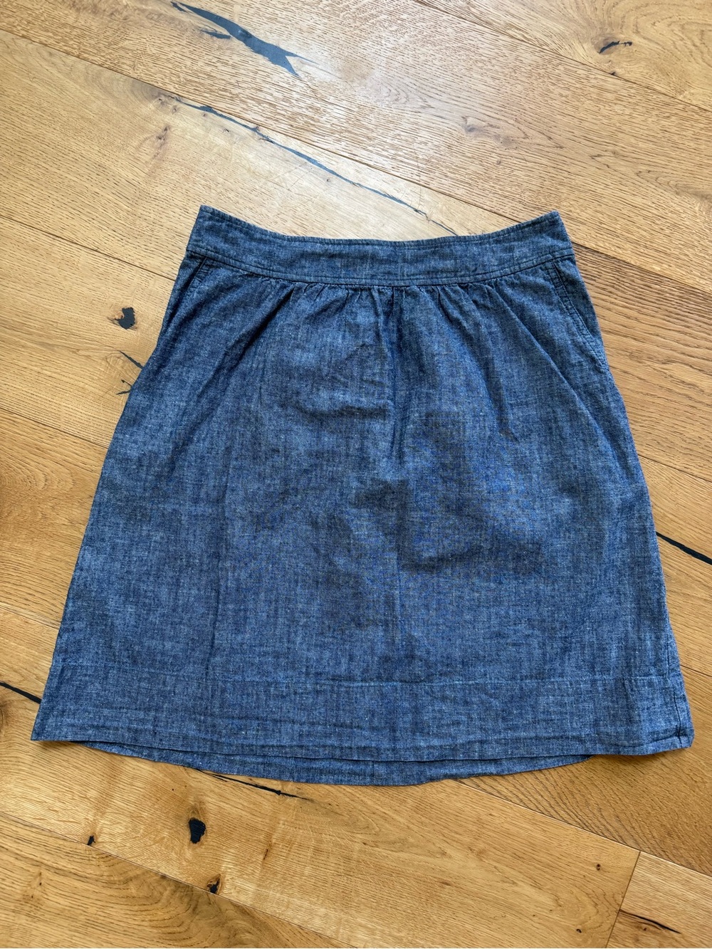Eileen Fisher Chambray Skirt